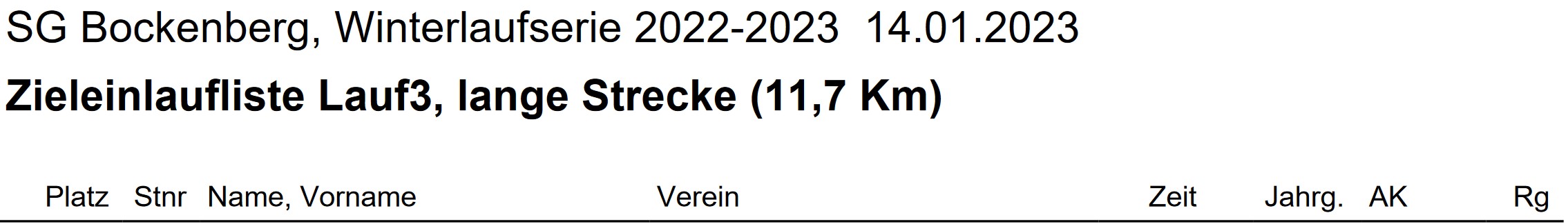Bockenberg 3 Ergebnisse 1