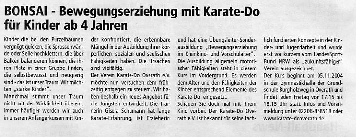 BONSAI für Kinder ab 4 OMB