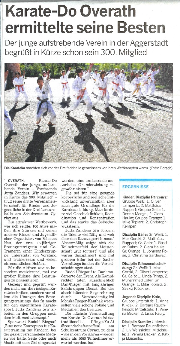 Vereinsmeisterschaften 2005 BLZ