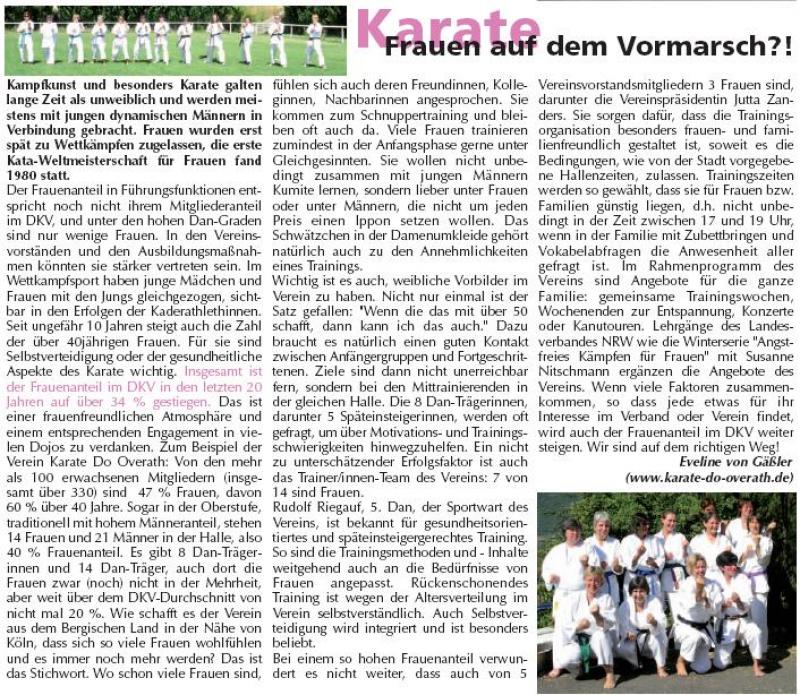 Frauen auf dem Vormarsch