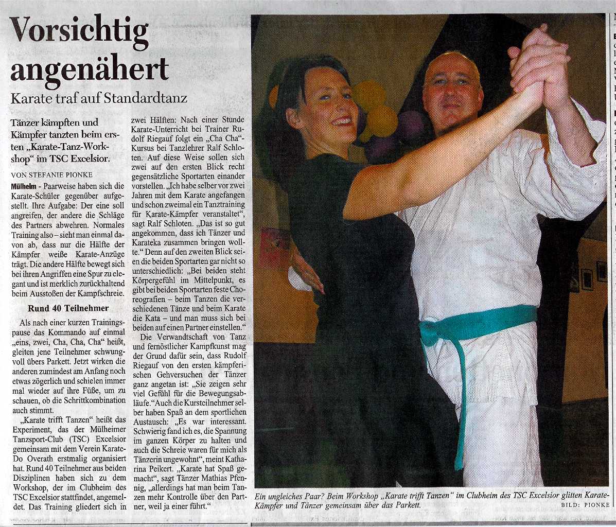 Karate trifft Tanzen 2006