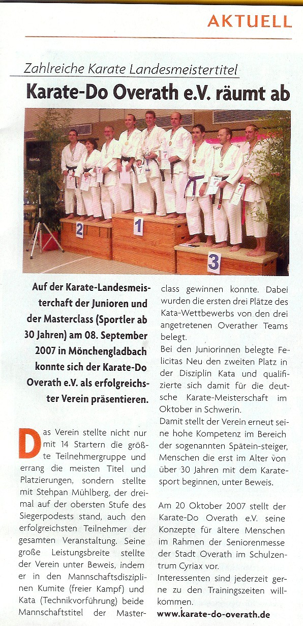 GLK Landesmeisterschaften 2007