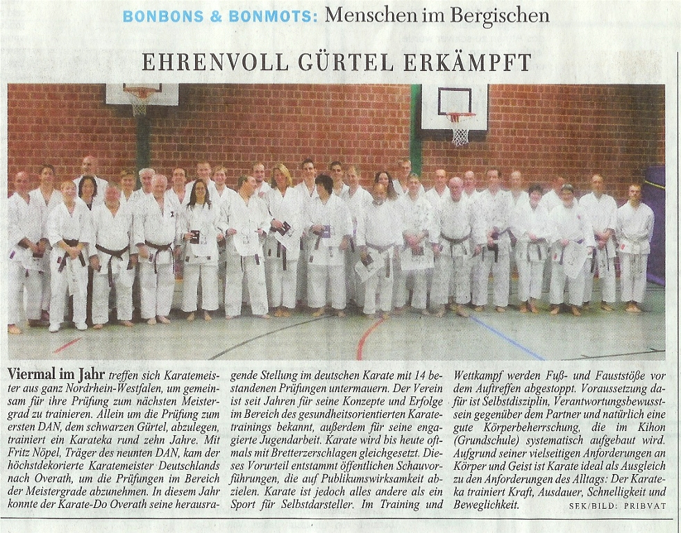KStA Black Belt Prüfungen 2007 