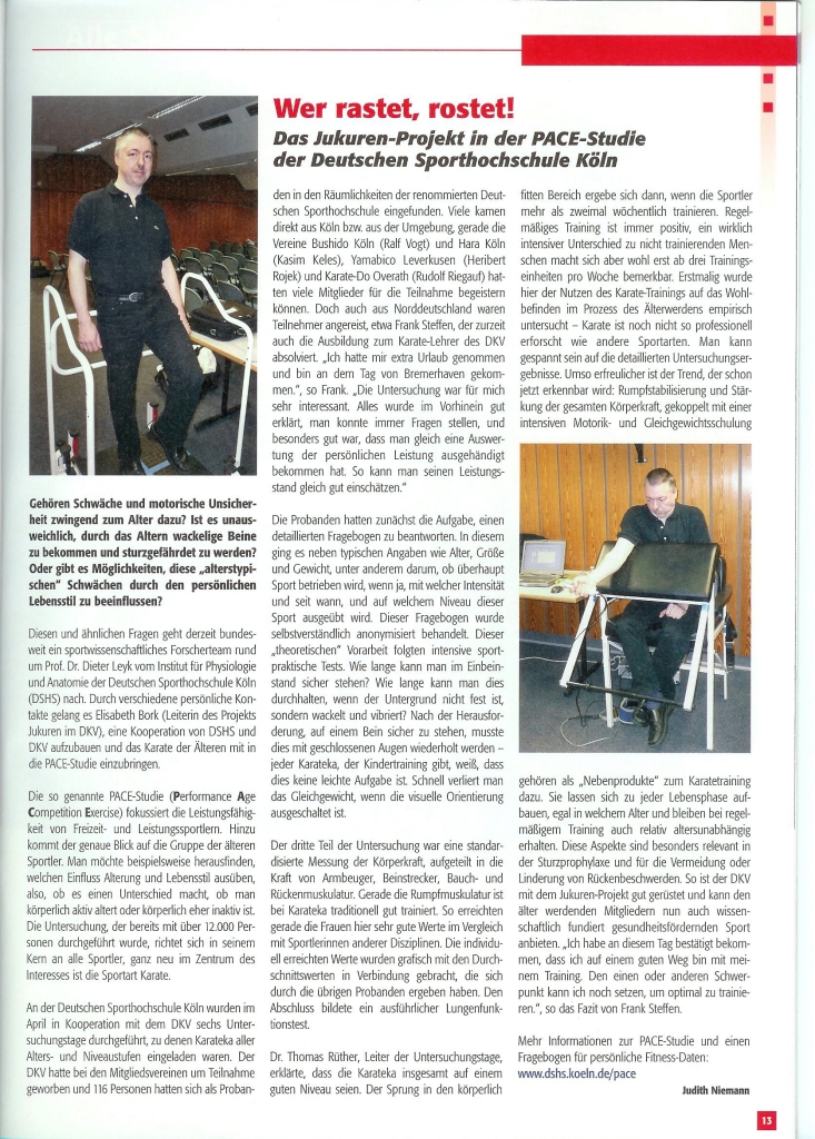 Fitnesstest Sporthochschule Köln DKV