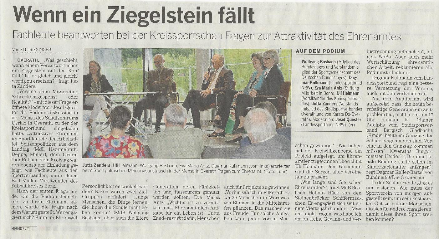 Beteiligung bei Kreissportschau